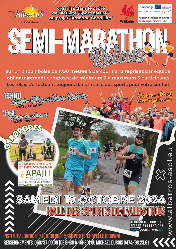 Affiche semi marathon 19 10 2024